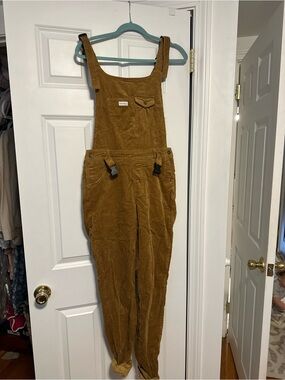 Corduroy Baby Wearing Overalls